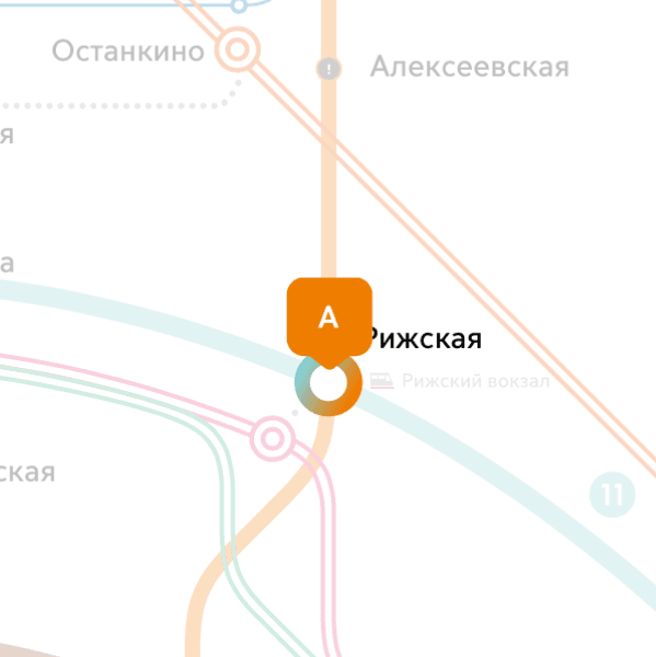 Метро Рижская эки бала места бар